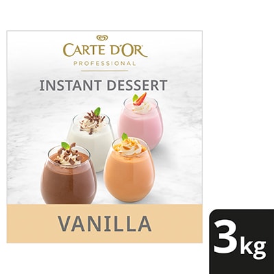 CARTE D'OR Vanilla Instant Dessert - 3 Kg - Carte D’Or Instant Desserts are profitable, great tasting and quick to make.